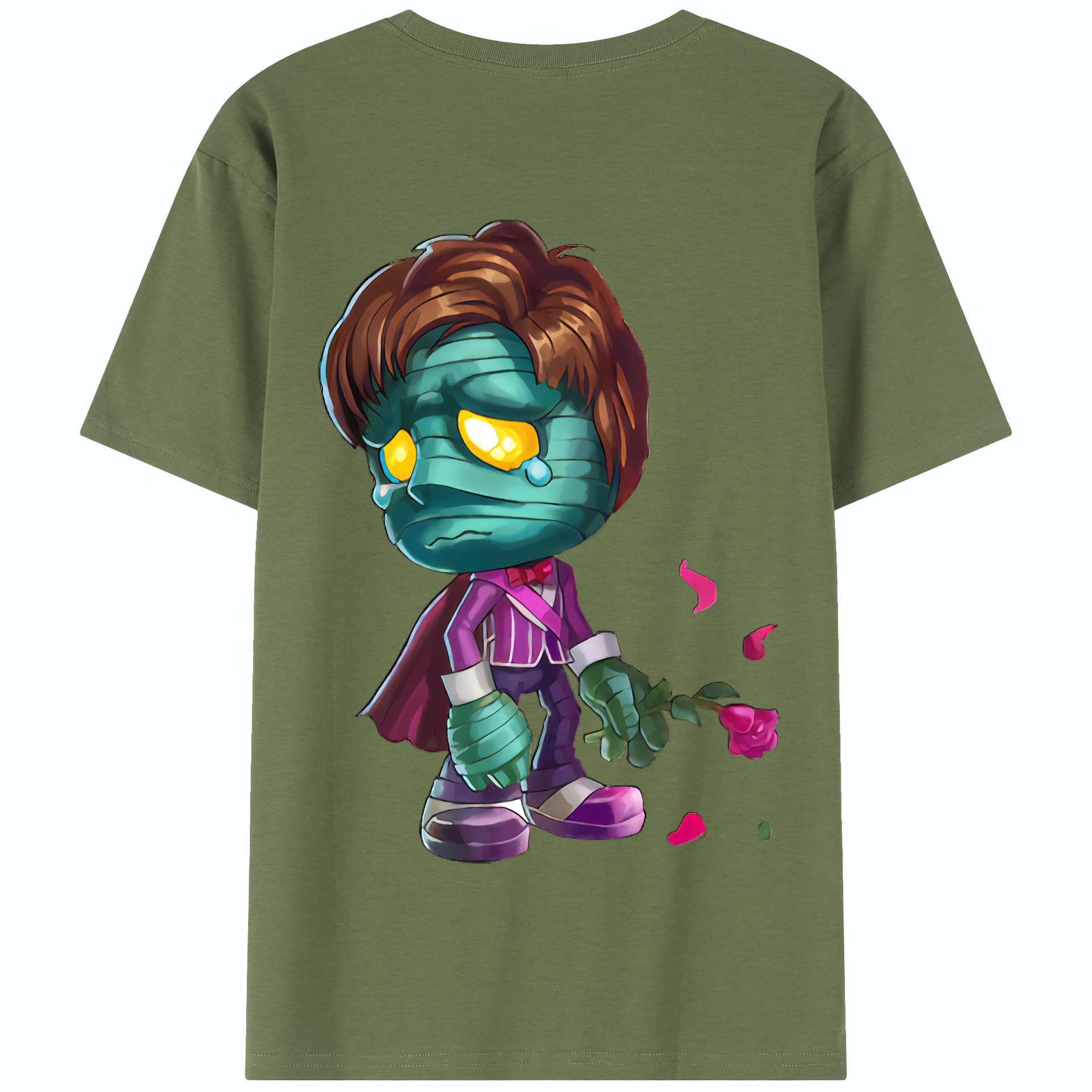 リーグ・オブ・レジェンド League of Legends LOL 綿100％半袖Tシャツ（背面プリント）